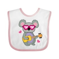 Inktastic Koala Cute Girls Guitar Girls Baby Bib
