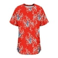 thumbnail image 3 of Aloohaidyvio Plus Size Shirts for Women,Women's Trendy Boho Print T Shirts Summer Soft Basic Tees Short Sleeve Round Neck Tunic Tops Loose Dressy Blouse, 3 of 5