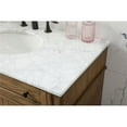thumbnail image 4 of Elegant Decor Park Avenue 40" Aluminum MDF Single Bathroom Vanity in Driftwood, 4 of 8