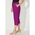 thumbnail image 6 of Catherines Women's Plus Size Suprema Elastic Waist Capri Pant (Petite Available), 6 of 6