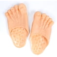 thumbnail image 5 of Realistic Barefoot Big Toe Slippers Shoe Covers for Halloween Family Party Funny Scary Prop Accessories, 5 of 6