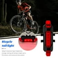 thumbnail image 3 of Sioweci Universal LED Bike Tail Light Super Bright Waterproof USB Rechargeable Simple Installation Bicycle Rear Cycling Safety Flashlight Red, 3 of 10