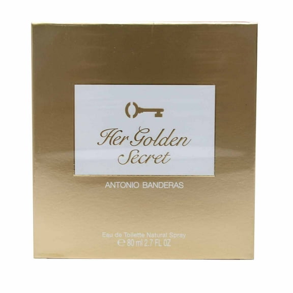 HER GOLDEN SECRET * Antonio Banderas 2.7 oz / 80 ml EDT Women Perfume Spray