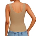 thumbnail image 4 of SwiftWear Women's V-Neck Sleeveless Summer Basic Tank Tops Casual Going Out Tops Low Back Everyday Layering & Outerwear, 4 of 5