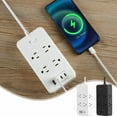 thumbnail image 1 of Wal-mart Deals Viflosae US Specification Socket Smart Plug Household Plug Board Multifunctional Port Plug Large Probability Output Multiple Security Certificates Overload Protection Coupon Centre, 1 of 8