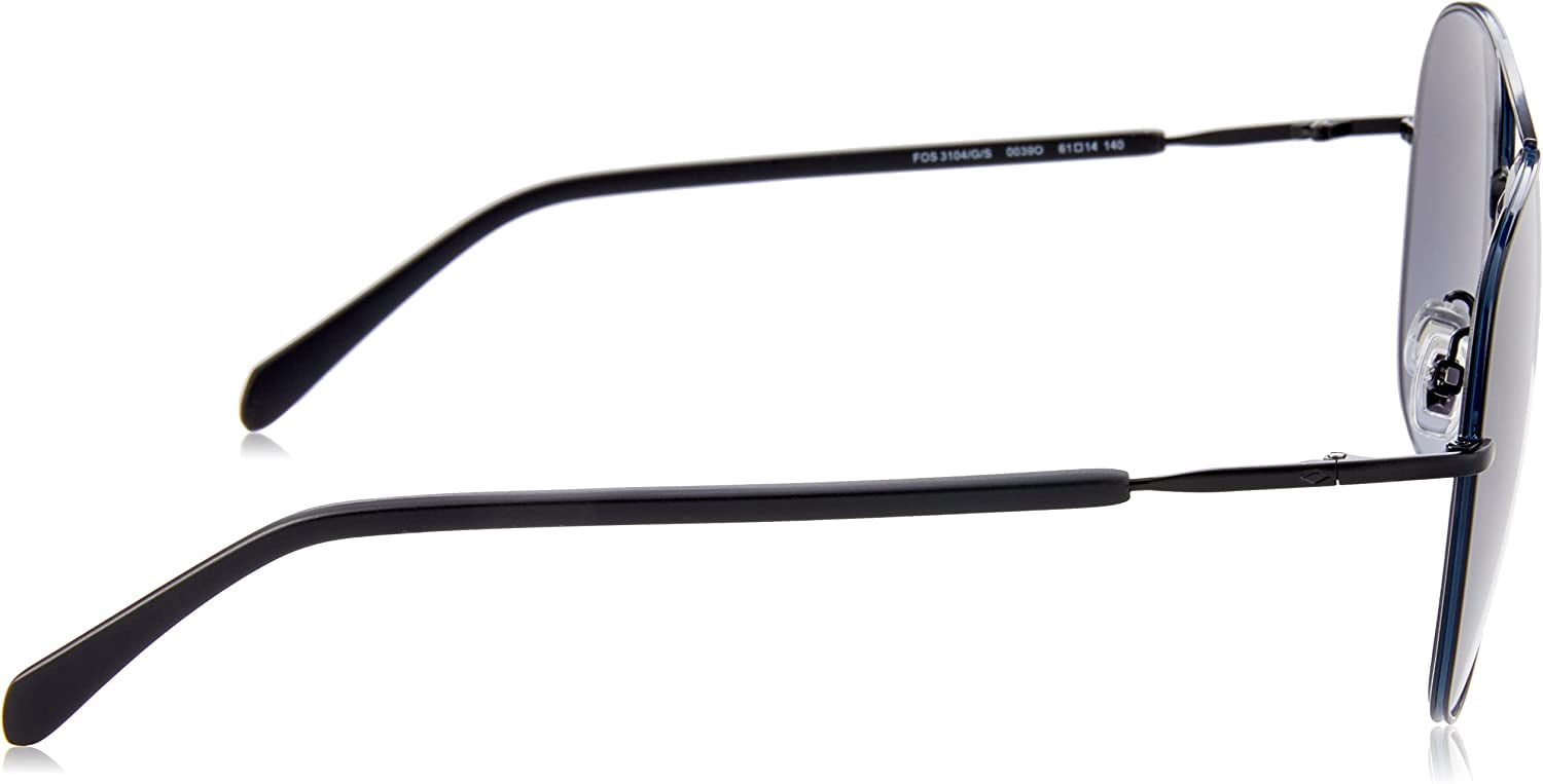 Fossil Men's Black Aviator Sunglasses w/ Gradient Lens - FOS3104GS 003 9O