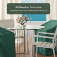 thumbnail image 3 of Covermates Outdoor Chair Cover (Set of 4) - 25"W x 28"D x 36"H, Durable Vinyl, Water-Resistant, 3 of 7