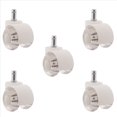 thumbnail image 1 of Ruedas para Silla de Oficina 5 Piezas Ruedas para Silla de Escritorio Silenciosa de 2 Pulgadas Ruedas de Ajuste Universal para Todos los Pisos, 1 of 8