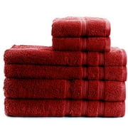 Canopy Antimicrobial Protection Performance 6-Piece Towel Set, Rich Plum