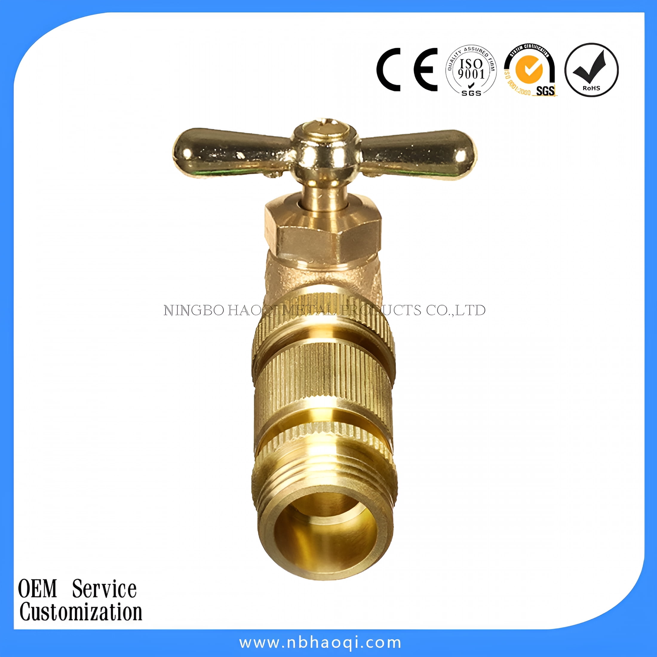 ZHZFKQ Male Garden Hose Quick Connect Solid Brass Quick Connector Garden Hose Fitting Water Hose Connectors 3/4 inch GHT (4 Female+ 4Male)