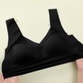 thumbnail image 5 of Women's Push-Up Wireless Bra,No Underwire Comfy Soft Stretchy Supportive Bra For Daily Wear Breathable Comfortable Casual Lingerie Soft Stretchy Fit Black L, 5 of 7