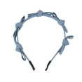 thumbnail image 4 of Unique Bargains 1 Pc Denim Knotted Headbands Light Blue, 4 of 6