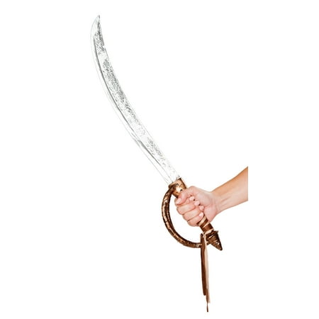 Pirate Sword With Suede Tassel, Bronze Sword