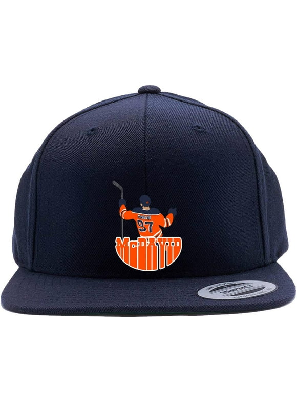 Snapback Connor McDavid Edmonton Oilers Pic Logo Hat