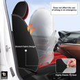 thumbnail image 2 of AOMSAZTO Seat Covers Fit for Honda Accord 2003-2017 Car Seat Covers Full Set 5 Seats Faux Leather Waterproof Seat Cushion Protector Compatible Airbag ( 5 Seats, Black&Red), 2 of 7