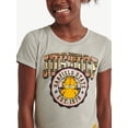thumbnail image 3 of Girls Garfield X Justice Collab Baby Tee, Sizes XS - XLP, 3 of 8