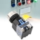 thumbnail image 2 of Interruptor de botón pulsador sin componente de control de luz Diámetro de instalación de 22 mm LA38 AC220V (bloqueo automático), 2 of 9