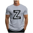 thumbnail image 2 of Tops para hombre, blusas y camisas de cuello redondo y manga corta para hombre, camisetas deportivas informales con estampados a la moda para hombre, blusas de cuello redondo y manga corta, blusas de, 2 of 5