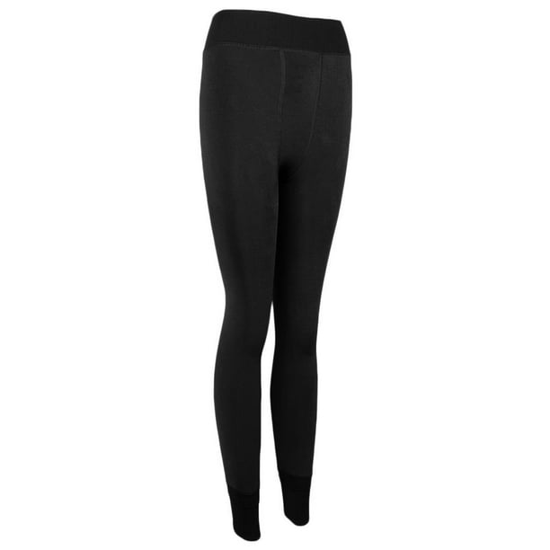 Polainas Termicas Forradas Calentadores Piernas Mujer Elastico Medias con Forro para Invierno para Mujer Dama Negro Soledad Leggings termicos Walmart en linea