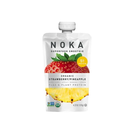 Bestby 04/07/2026)) NOKA Organics - Smoothie - Fat: 2 % - 4.2 oz - pack of 6