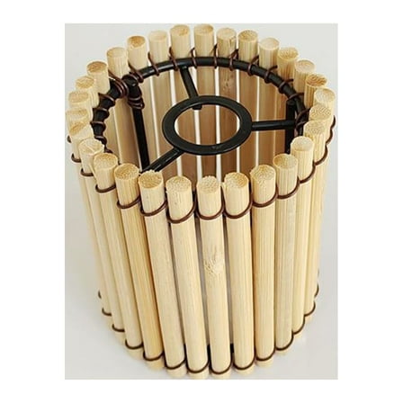 Uonlytech Vintage Style Bamboo Light Brown for Ceiling and Pendant Lamps