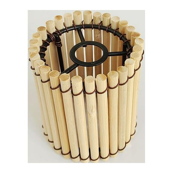 Uonlytech Vintage Style Bamboo Light Brown for Ceiling and Pendant Lamps