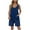 Dark Blue, variant on Jean Short Romper Womens Trendy Casual Summer Overalls with Pockets Sleeveless V Neck Tank Jumpsuit Denim Shorts (XL, Light Blue)