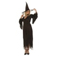 thumbnail image 1 of Disfraz de Bruja del Bosque, negro, RG, para mujer, talla única, 1 of 1