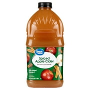 Great Value 100% Fresh-Pressed Spiced Apple Cider, 64 fl oz
