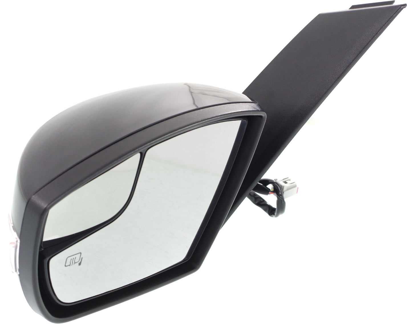 Mirror Compatible With 2013-2017 Ford C-Max Left Driver Side Heated w/ Blind Spot Corner Glass In-housing Signal Light Paintable Kool-Vue