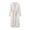 White 05, variant on Karymi Rain Jacket Women Solid Collar Wool Blend Long Coat, Self Tie Belt Waist Cinched Long Sleeve Open Front Maxi Length Woolen Trench Overcoat