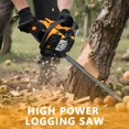 thumbnail image 2 of Mohsoe Gas Chainsaw 63cc 3.75HP 2-Stroke, 20 Inch Chain Saw with 8500 RPM, Anti-Vibration Ergonomic Handles, Auto Oil Lubrication System, 2800W Power for Wood Cutting, 2 of 8
