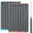 thumbnail image 1 of 24 Fineliner Color Pens, Fine Line Markers for Journaling Coloring Books, 1 of 5