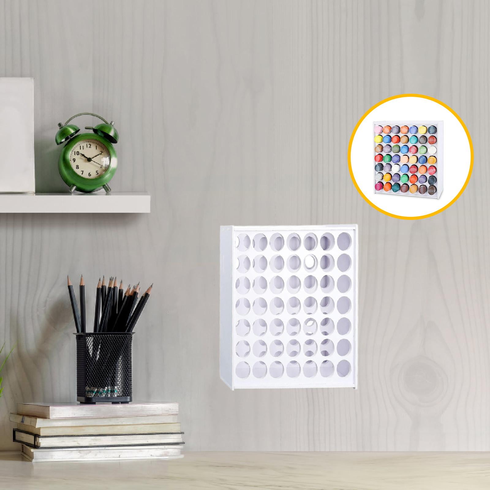 LeeQinersw Craft Paint Storage Organizer, Multifunctional Paint Holder, Craft Painting, DIY 49 Hole