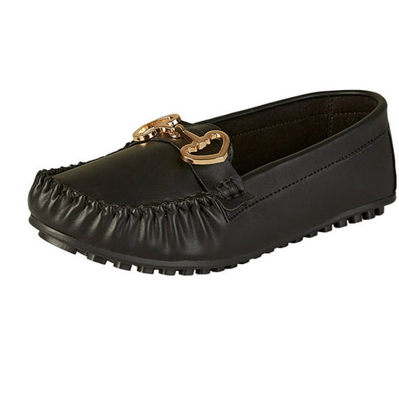 Zapato Confort Moderno Para Mujer CASTALIA 561-104 Detalle Corazón Dorado