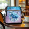 thumbnail image 3 of Eheartsgir Lightweight Ladies Shoulder Bag for Outdoor Travel, Waterproof Fashion Shoulder Crossbody Purse, Galaxy Sea Turtle, 3 of 7
