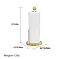 thumbnail image 4 of Home Basics Paper Towel Holder, Brown, 4 of 6