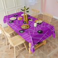 thumbnail image 3 of Cute Spider Web Halloween Pattern Rectangle Tablecloth 60"x120",Waterproof Polyester Rectangle Table Cloth, Wipeable Spillproof Polyester Tablecloth for Dining, Camping, Indoor and Outdoor, 3 of 6