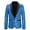 Blue, variant on Men's Tuxedo Jacket Slim Fit Shawl Lapel Blazer One Button Suit Jackets for Party Prom Wedding Dinner White L(L)