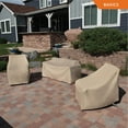 Modern Leisure Basics Outdoor Patio Loveseat Cover, 55"L x 33"W x 38"H