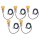 thumbnail image 1 of Sensor De Proximidad 5PCS Interruptor De Proximidad Normalmente Abierto No Integrado PNP SIN Sensor De Proximidad Para Sistema De Control Automático 6-36VDC Protección IP65, 1 of 14