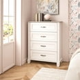 thumbnail image 3 of RealRooms Lusk 4 Drawer Dresser, Ivory Oak and Gray Oak, 3 of 9