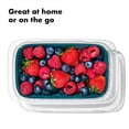 thumbnail image 2 of Recipiente de almacenamiento de alimentos OXO Good Grips Prep & Go de 450 ml con colador, 2 of 7