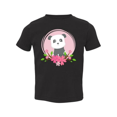 

A Panda With Flowers T-Shirt Toddler -Image by Shutterstock 3 Toddler