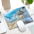 thumbnail image 2 of 22cm*18cm*0.3cm Mouse Pad Rubber + Cloth Marble Pattern Non-slip Game Pad, 2 of 8