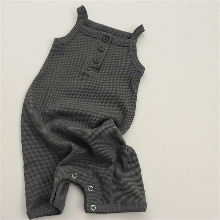 gvdentm Baby Romper Infant Boys Short Sleeve Print Romper Clothes