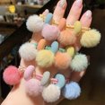 thumbnail image 2 of 5Pcs Hair Tie Elastic Band Scrunchies Crystal Pompom Pearl Ponytail Holder, 2 of 3