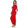 thumbnail image 2 of Santa Womens Christmas Onesie Pajama, Santa, Size: S, Prestigez, 2 of 4