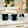 thumbnail image 4 of Yayeee 2 Pack Qtip Holder Bathroom Cotton Swab Canister with Lid Clear Dispenser Set, Blue Butterfly, 4 of 6