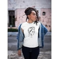 thumbnail image 2 of A Beautiful Woman Portrait T-Shirt Women -SPIdeals Designs, Female Large, 2 of 4